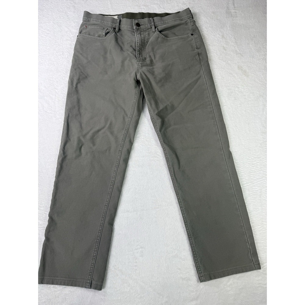 Marine Layer Original Slim 5 Pocket Twill Pants Mens 34x30 Slim Stretch - Picture 2 of 12